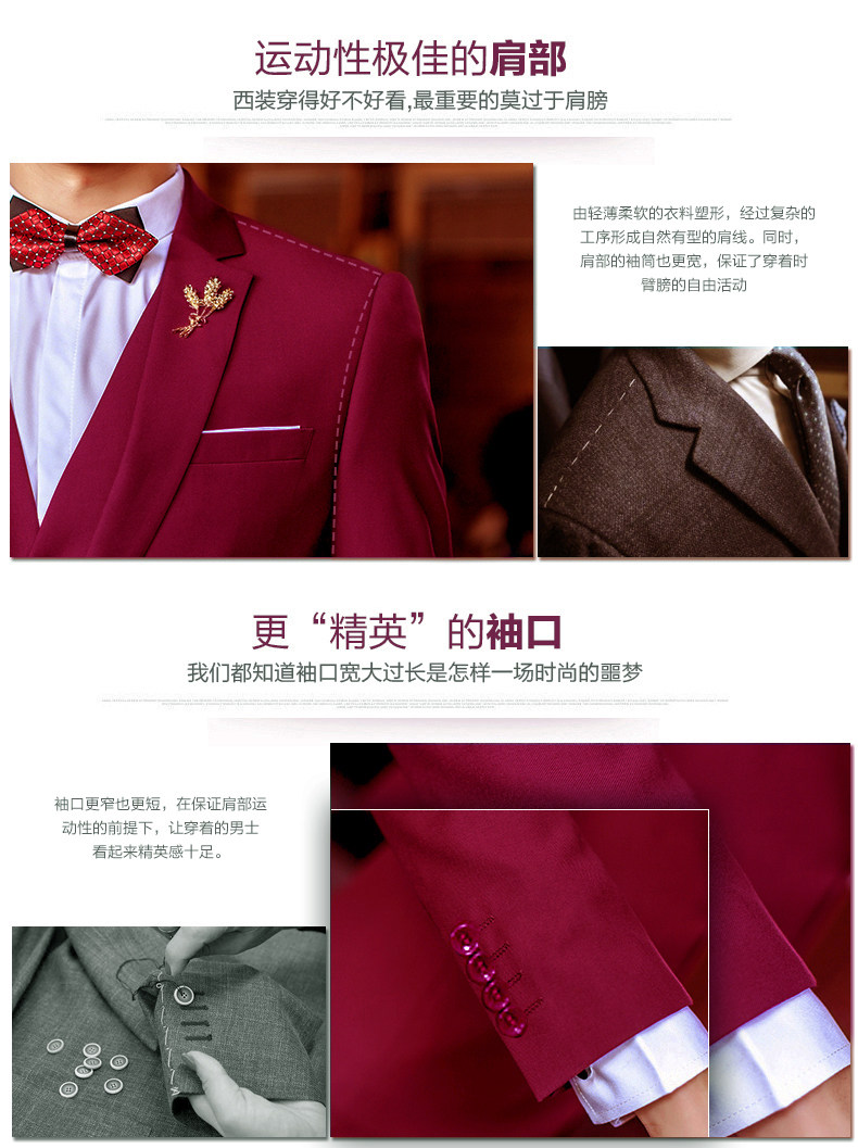 Costume homme en polyester pour Quatre saisons - Ref 1569342 Image 9