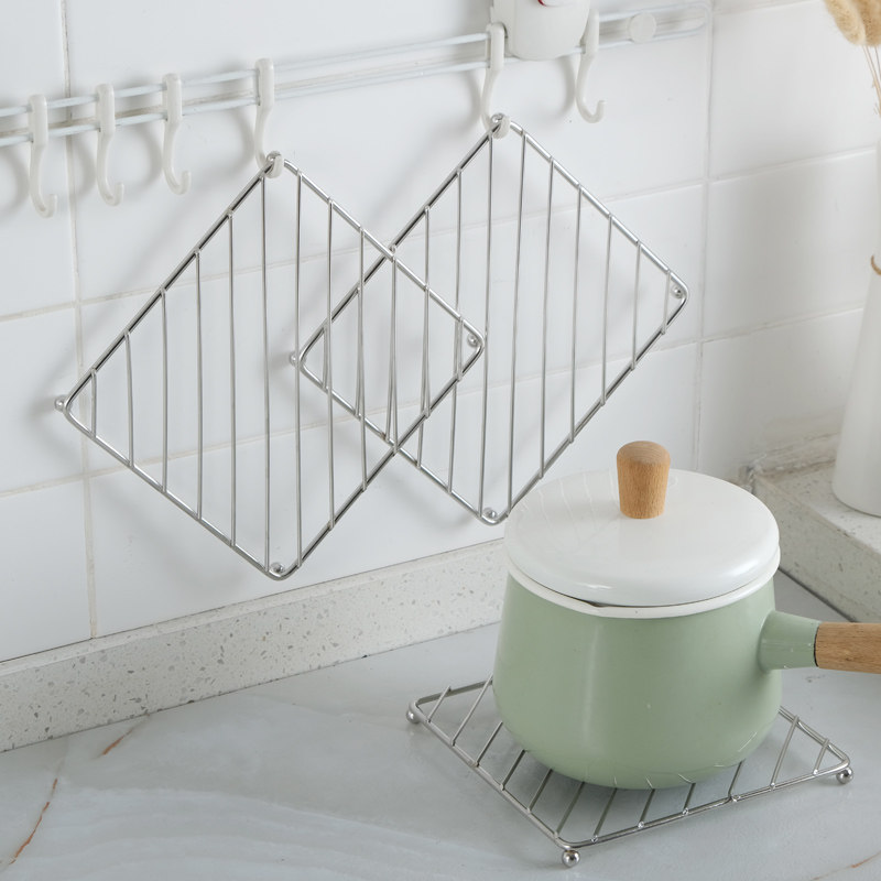 Heatproof Mats Pan Mat Square Table Mat Kitchen Supplies Home Dining Table Tabletop Anti-Burn Cushion Dining Cushion Bowl Cushion Heat Insulation Mat