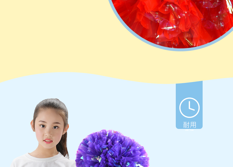 Cổ vũ hoa bóng matt cổ vũ tay hoa cổ vũ bóng hoa thể thao lớn thể dục nhịp điệu khiêu vũ màu đạo cụ bóng - Khiêu vũ / Thể dục nhịp điệu / Thể dục dụng cụ giày múa cho bé