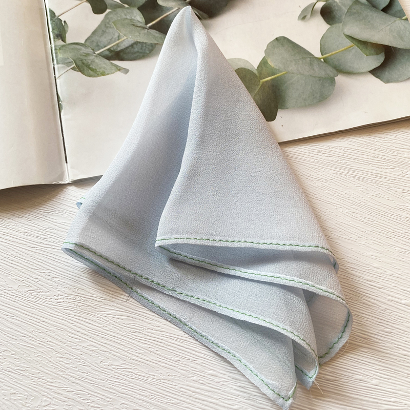 Spring Shengxiang 100% mulberry silk real silk handkerchief Pacho its yarn handkerchief silk vegan color pure color male and female with square hand towels