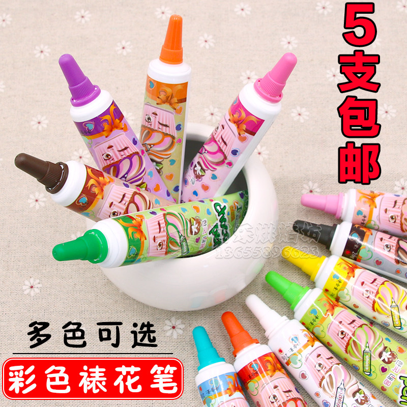 DIY handmade chocolate graffiti pen Chocolate pen Decorative pen Baking cake handmade biscuit ball pen