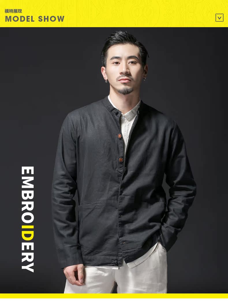 Blouson homme YARGICI manches longues en Chanvre - Ref 3117813 Image 13