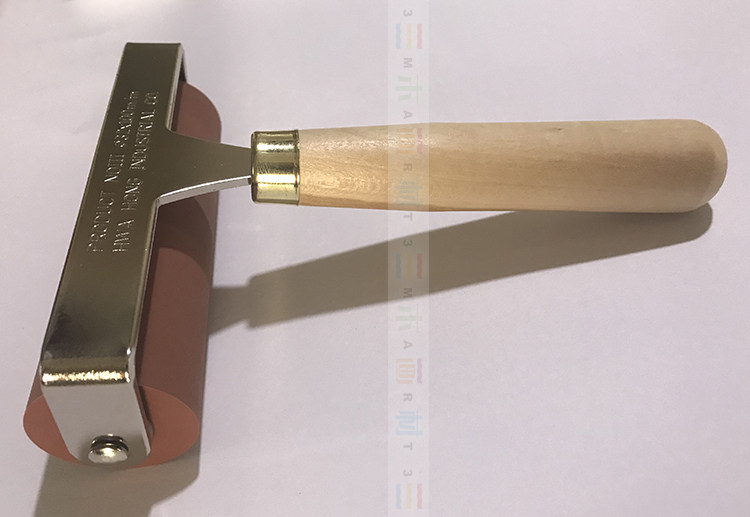 South Korean Huahong Edition Paintroller HWAHONG Edition Painted Rubber Rolling Ink Roller Huahong Ink Gel Rolling 10cm