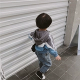 Детская куртка, детский жакет для отдыха для мальчиков, осенняя толстовка с капюшоном, 2019, в корейском стиле, в западном стиле