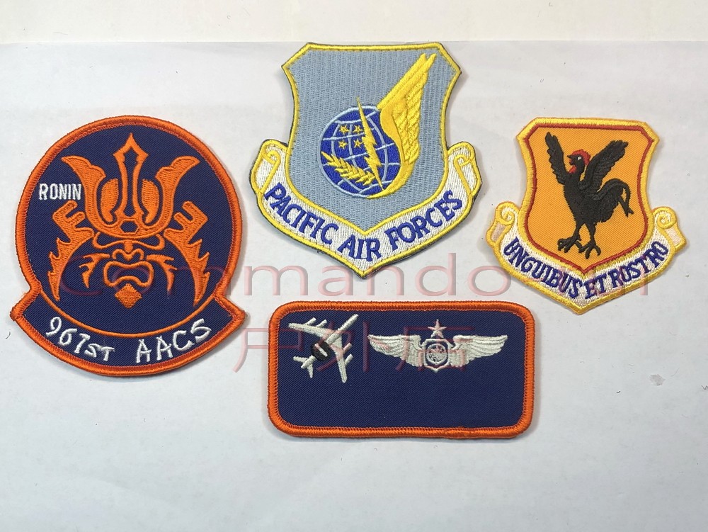 United States Air Force 961st Air Control Squadron 961st AACS E-3 Looking for Prewarning Machine Badge 