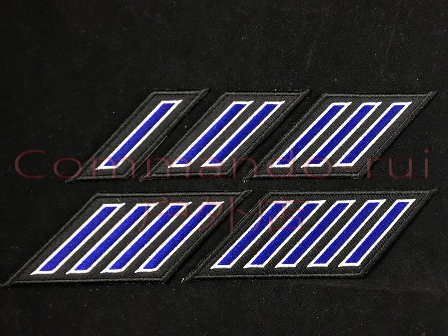 American Embroidered Service Life Span Chapter (reverse clockwise tilt) 