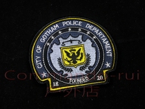 Batman anime around Gotham City GOTHAM GCPD embroidery arm badge Magic sticker