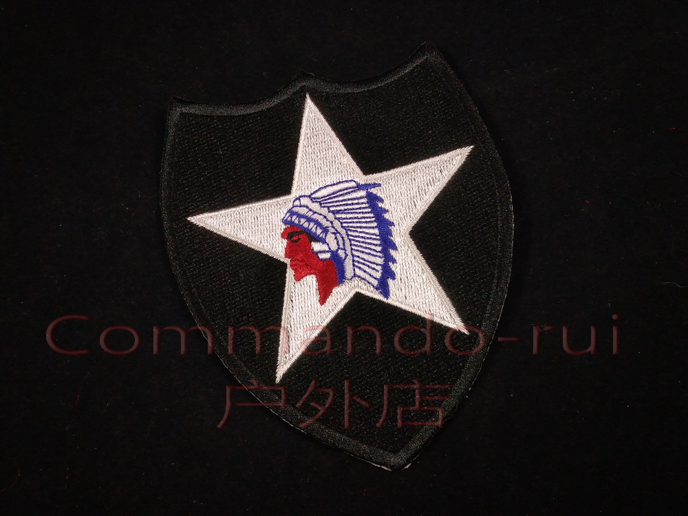 US Army USARMY 2nd Division Indian Division Vietnam War Vietnam War cutting edge arm badge