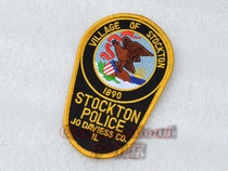 Stockton Stockton Police Department Armband Badge in Stockton Illinois