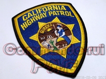 United States California California Highway Patrol CHP Embroidered Badge Armband