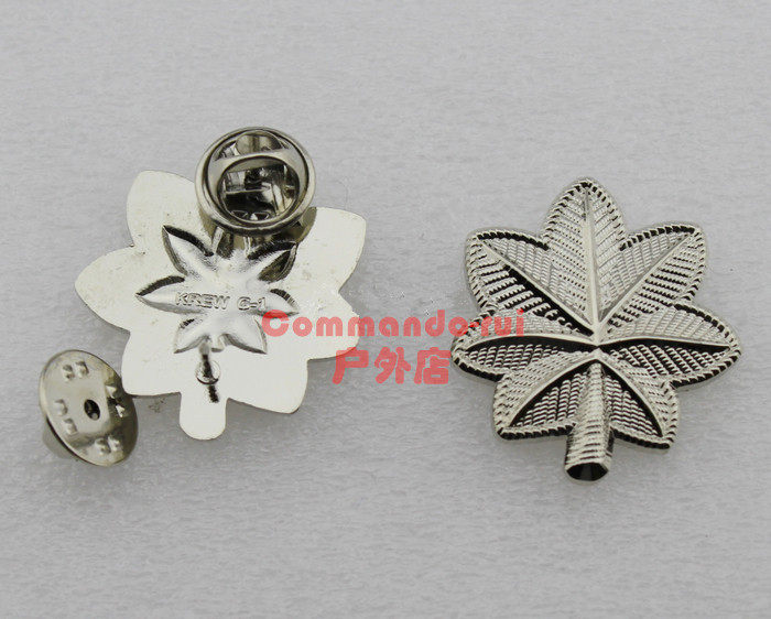 US Army ARMY Air Force AIRFORCE Lt. Col. Metal Military rank Large size Shoulder Badge Shoulder badge 