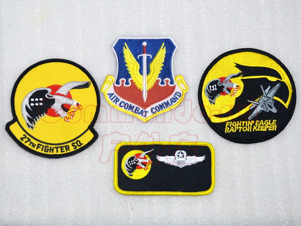 U.s. 27th fighter squadron f-22 raptor badge patch: the ultimate