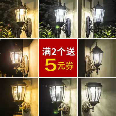 Solar lights, outdoor garden lights, super bright led wall lights, household outdoor street lights, waterproof villa European-style wall lights