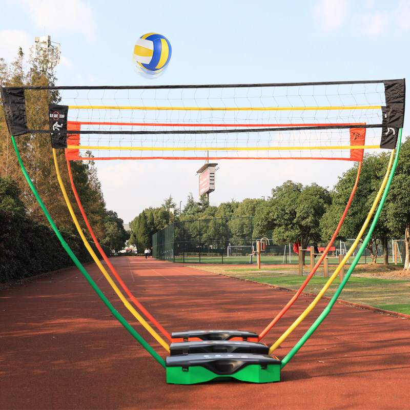 Indoor and outdoor portable volleyball net badminton net tennis rack multifunctional outdoor rack set