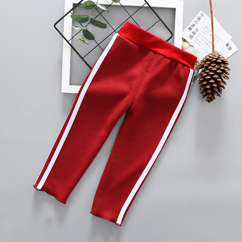 Quần legging nữ cộng nhung 2018 mới mùa thu đông dày ấm áp bên ngoài mặc cotton bé gái mùa đông quần trẻ em nữ quần jean loe bé gái