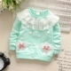 Áo khoác cho bé mùa thu 0 bé gái tay dài mùa xuân và áo len mùa thu trẻ em áo mỏng 2 bé quần áo cotton 1-3 tuổi áo quần trẻ em