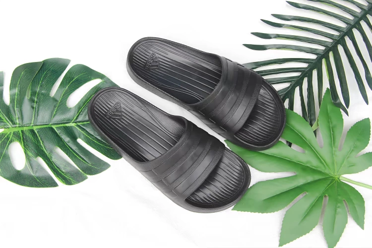 Bộ đếm chính hãng Adidas Duramo Slide Dép đôi phong cách châu Âu và Mỹ G15890 S77991 - Dép thể thao