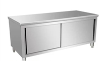 Stainless steel console stainless steel kitchen coordinator tai 1 5 m 1 8 m two-way he tai rub mian tai 1 0 thick Workbench