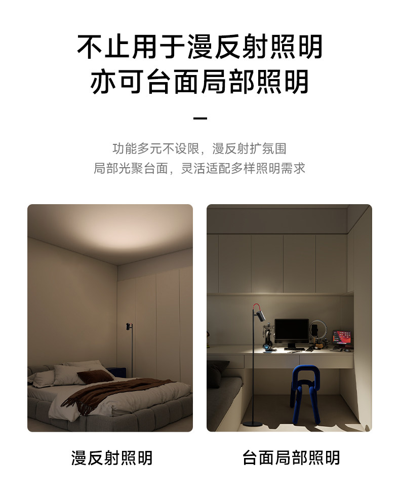 漫反射落地灯客厅母婴护眼防眩向上发光阅读家用氛围立灯补光灯 图文详情 12