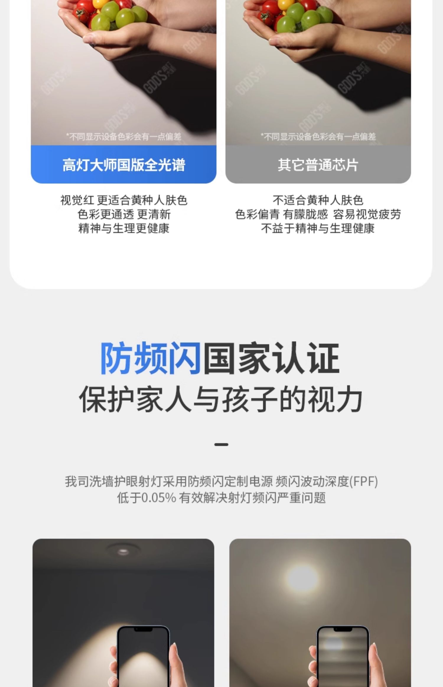 超薄射灯嵌入式led牛眼灯超矮款护眼暗装天花灯防眩客厅无主柜子 图文详情 14