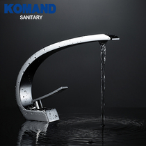  Comanda bathroom faucet Single hole basin faucet Bathroom basin Hand wash basin Hot and cold water faucet Copper
