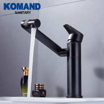  Komanda black faucet package Bathroom bathroom household hand washbasin Pool basin basin faucet