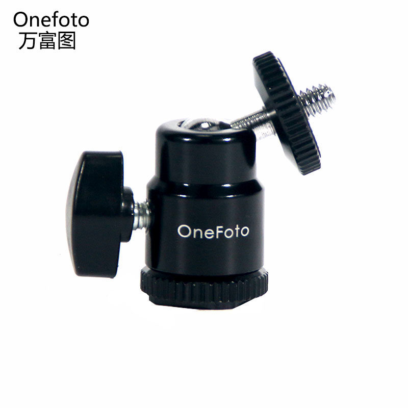 Mobile phone single eye universal ball head hot boot tripod head monitor swivel cold boot EVF live tuning angle bracket holder