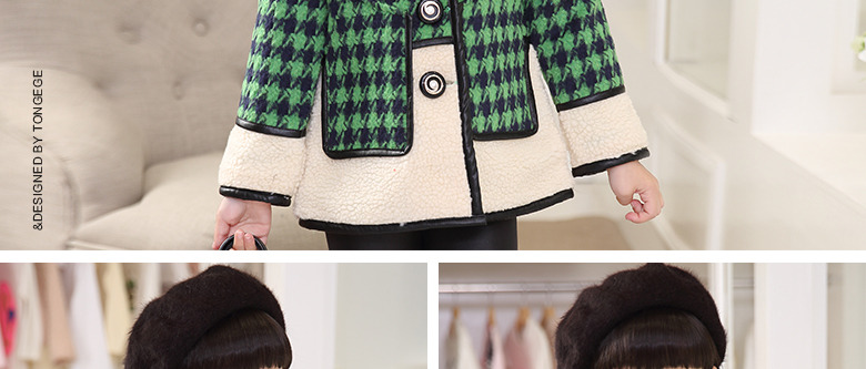 Manteau pour fille en laine - Ref 2162162 Image 44