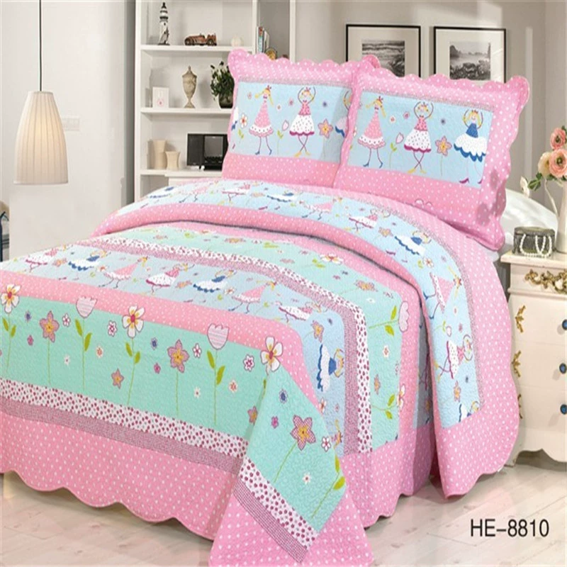 Bông giường bao gồm ba mảnh bông dày quilted bed sheet bìa 1.51.8 cotton mùa hè điều hòa không khí là có thể giặt thảm trải giường cao cấp