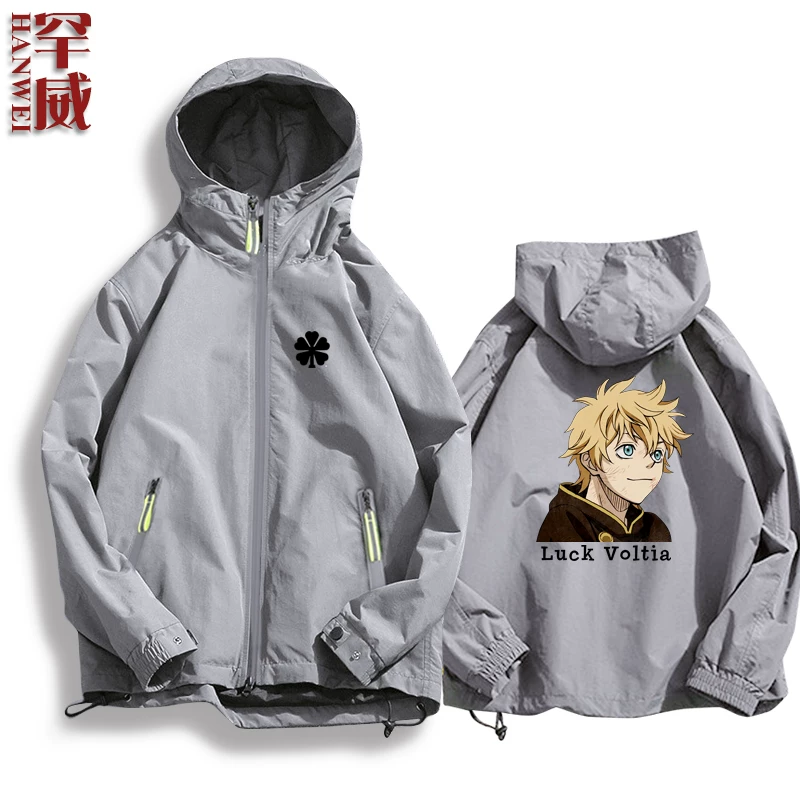 Черная CLOVER Black Penta Cao Comic Anime Surrounding Jacket Connect мужская и женская куртка шляпы держатели