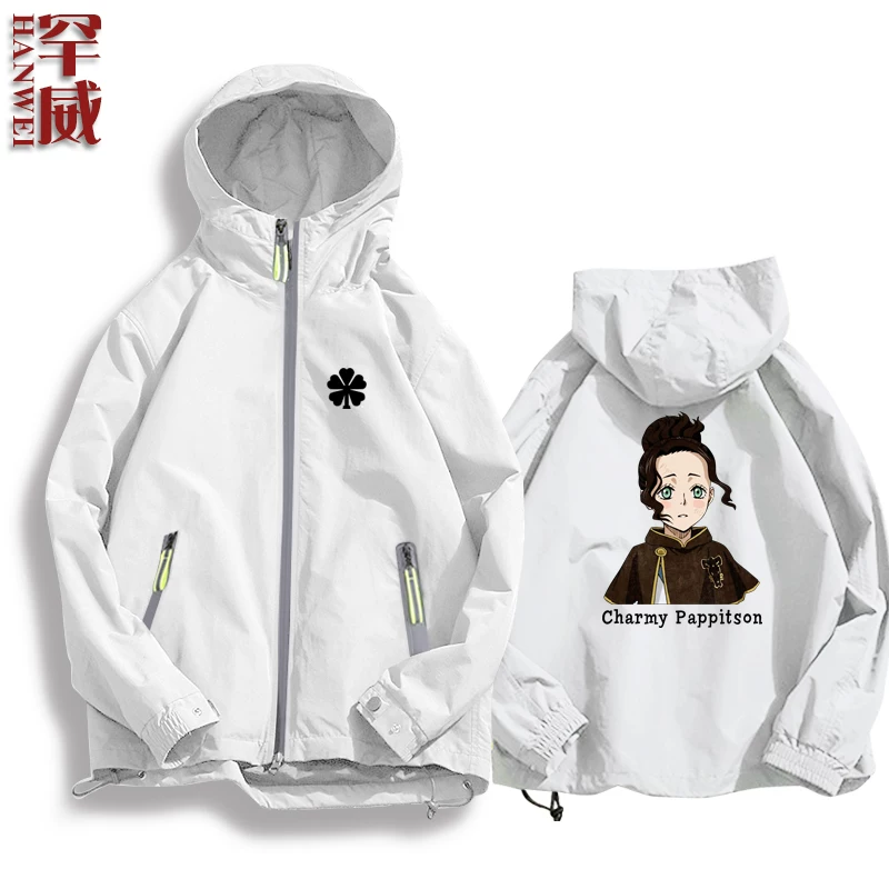 Черная CLOVER Black Penta Cao Comic Anime Surrounding Jacket Connect мужская и женская куртка шляпы держатели