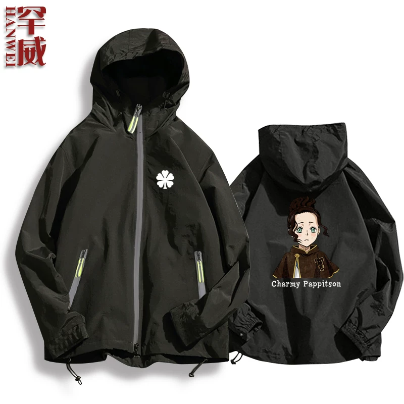 Черная CLOVER Black Penta Cao Comic Anime Surrounding Jacket Connect мужская и женская куртка шляпы держатели