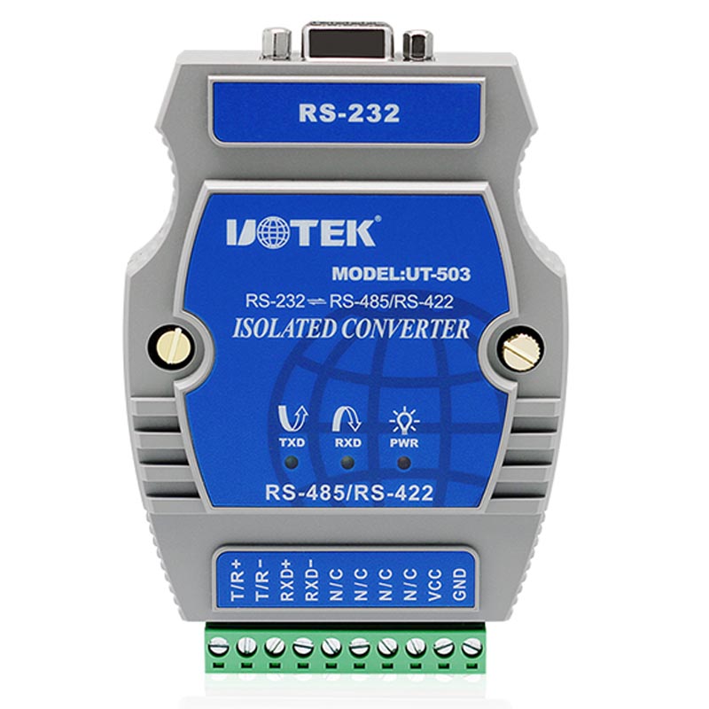 Utai UT-503 RS232 RS232 RS485 422 photoelectric isolation converter industrial grade RS422 transfer serial port