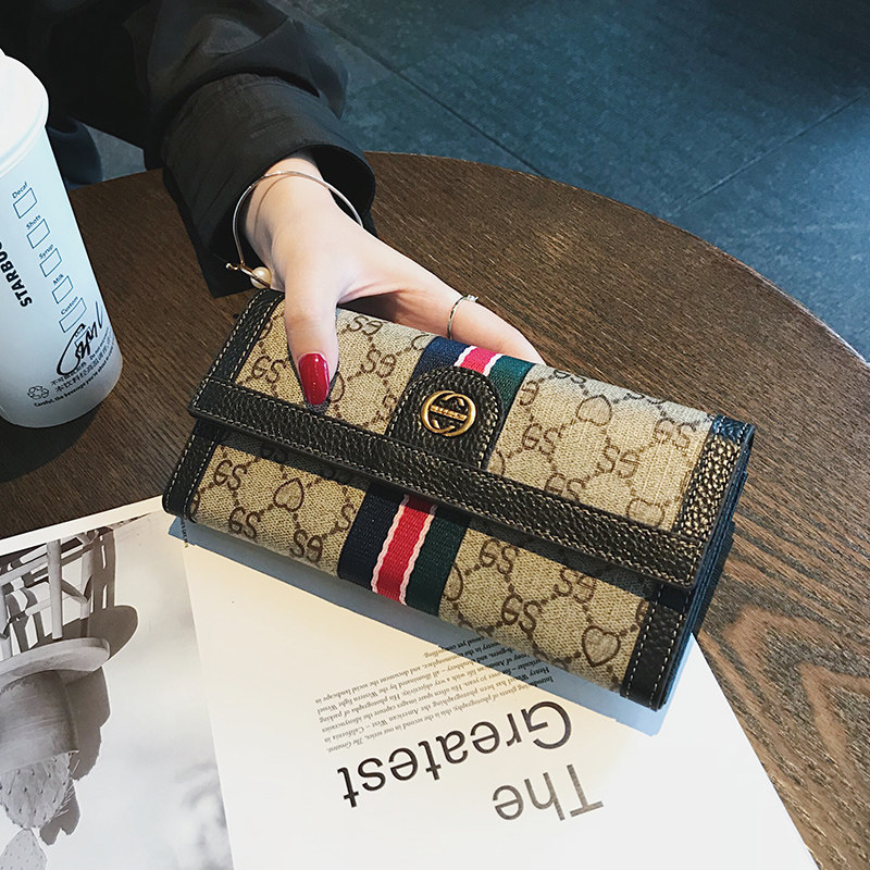 Wallet lady high-end delicacy 2022 new G long version genuine leather phone integrated bag fashion bursting ins wind