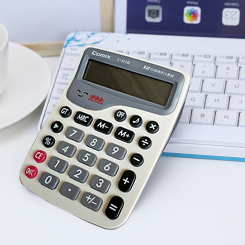 Qixin Office Computer Series Thin Calculator Portable Palm Computer Desktop Calculator