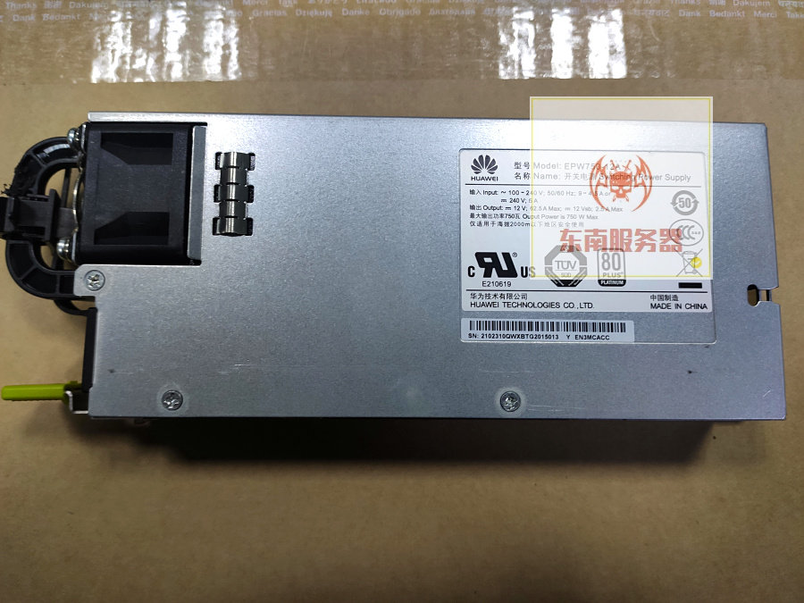 Originally installed Huawei RH2288V3 5885V3 EN3MCACC 750W EN3MCACC server power supply EPW750-12A