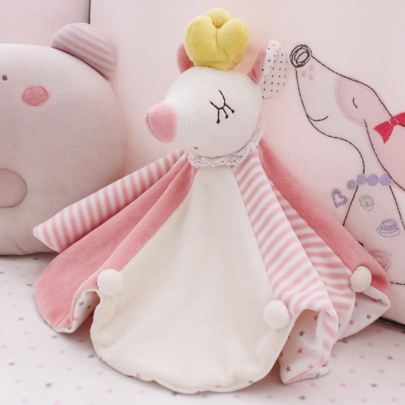 SHILOH baby soothing towel rat year baby multifunction doll baby game interactive hand puppet skinny toy