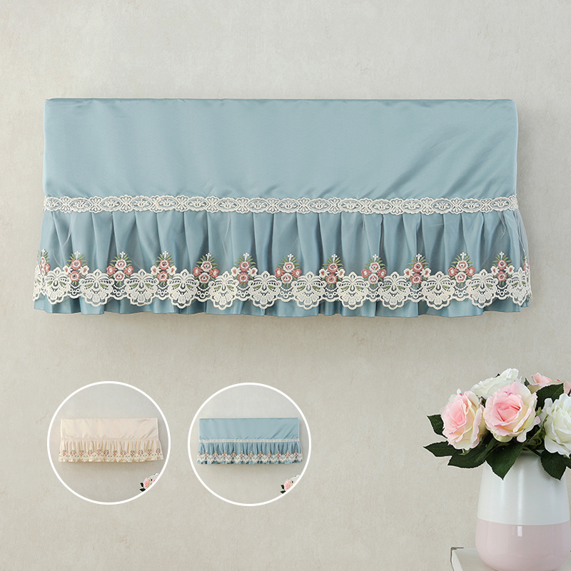 Full pack Cloth Art Hanging Air Conditioning Hood Wall-mounted Cold Air Boot Non-Perfect Air Conditioning Kit Force Air Conditioning Dust Cover Bedroom