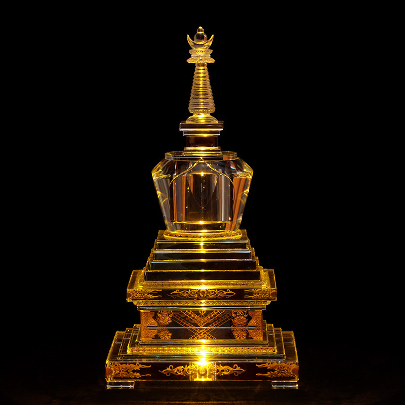 Circular Buddhist Crystal Sherita Selita Colorful Bodhi Tafo Farm for Sherizi True Pagoda