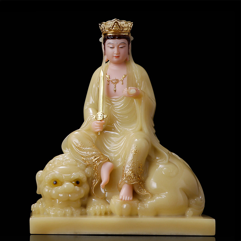 Round Buddha Buddha Buddha Buddha statue of Wenju Puxian Buddha Buddha Like Han Baiyu Stone Engraving