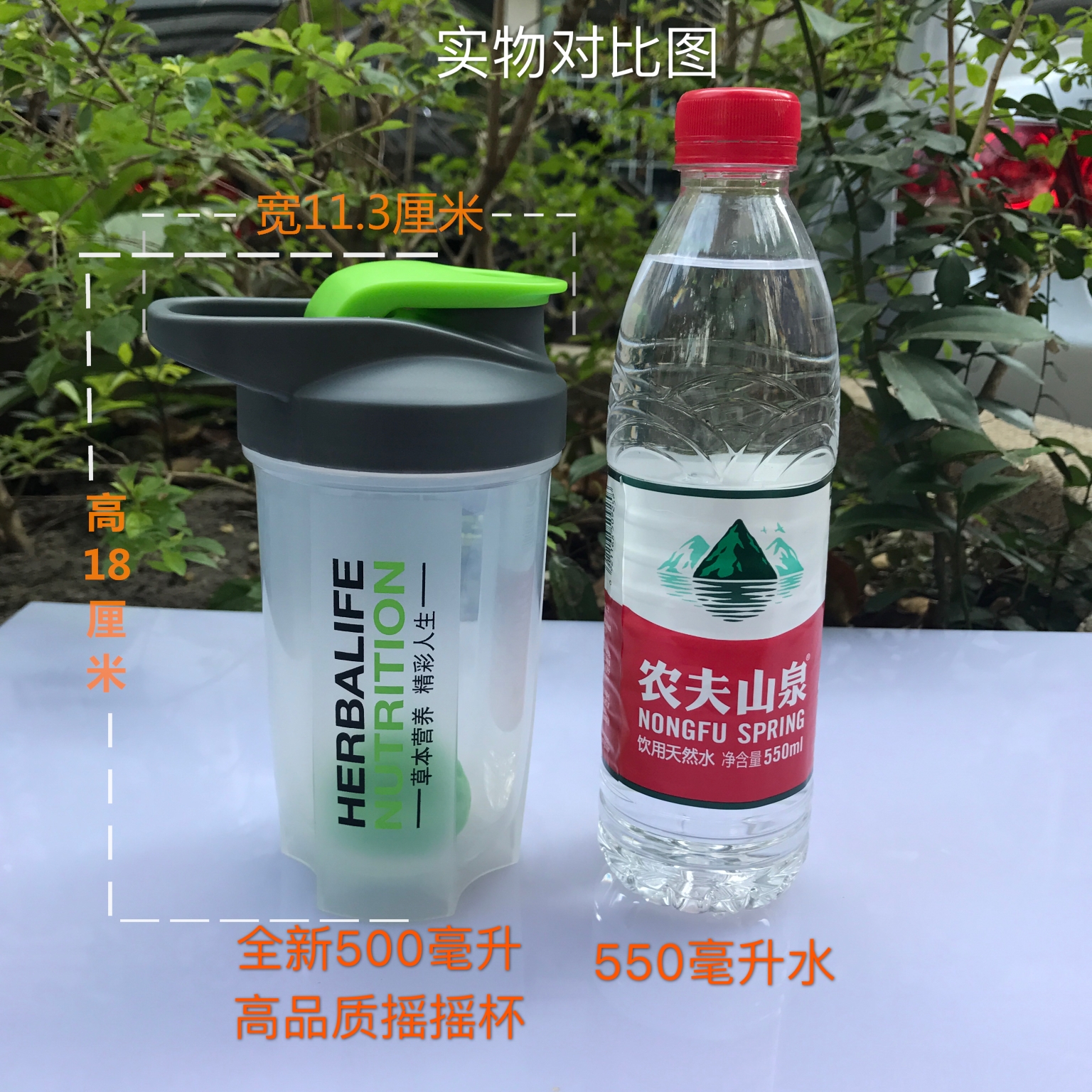 2018 phiên bản nâng cấp mới xuất khẩu cốc lắc Herbalife cốc bột protein sữa lắc cốc 500 ml - Tách bình đựng nước thủy tinh