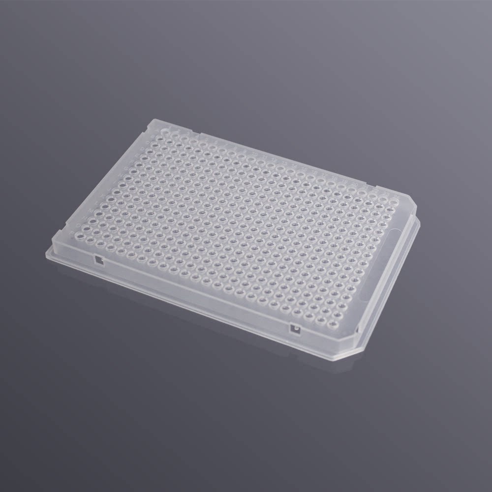 PP-384-FS-0040 384孔40ul全裙边PCR板,A24/P24切角,透明管