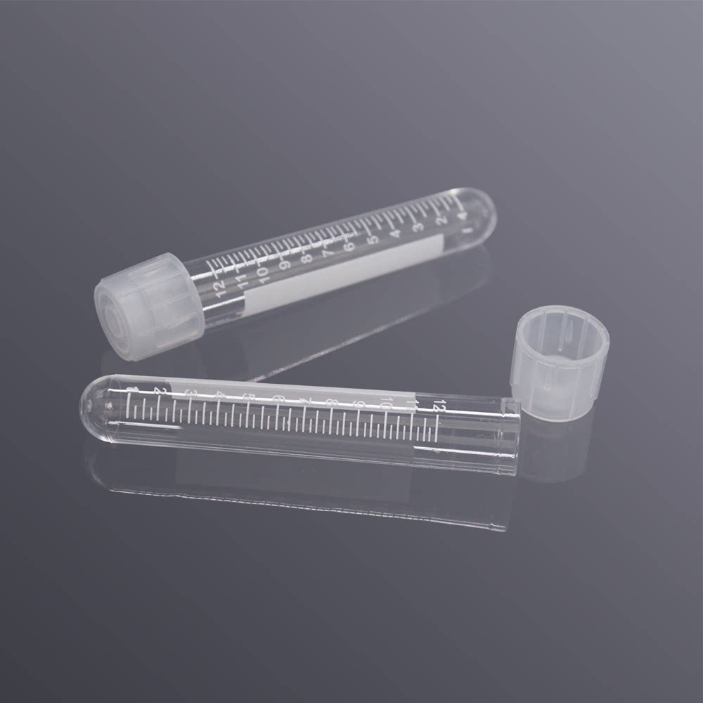 BS-PST-14-G-S2 BS-PST-14-NG-S2 BS-PST-14-G-S1 BS-PST-14-NG-S1 14ml圆底试管/摇菌管 印刷刻度 已灭菌 PS