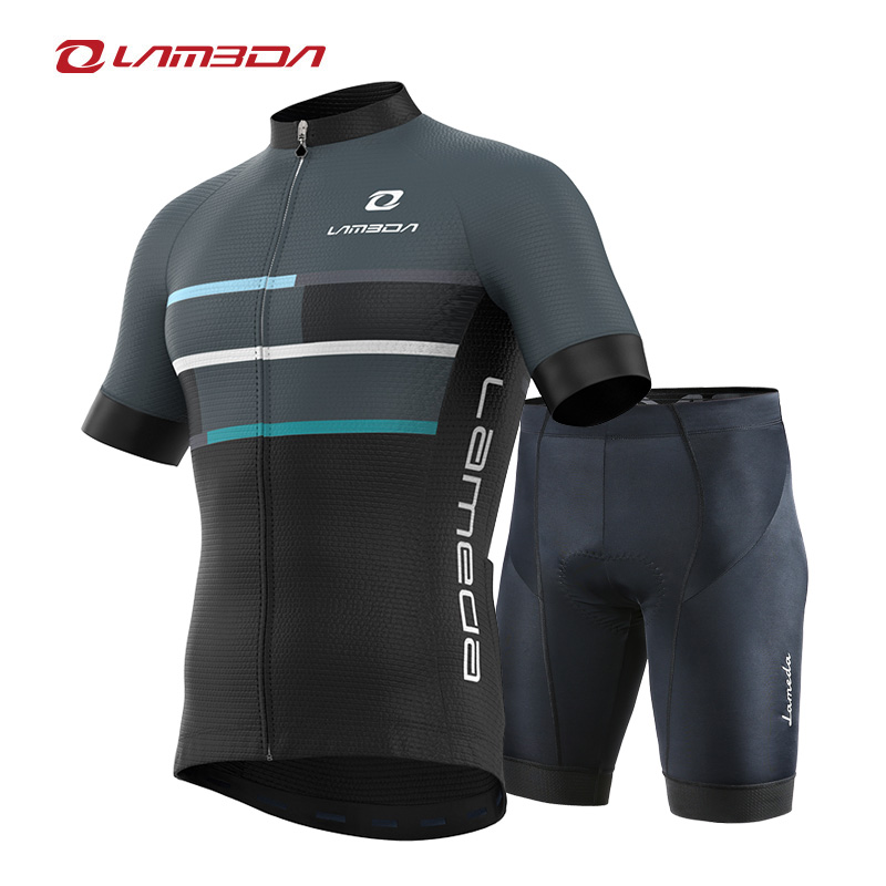 Lamparda Summer Riding Suit Suit Men's Blouse Short Sleeve Shorts Road Climbing Bike Clothing Clothing Outfit