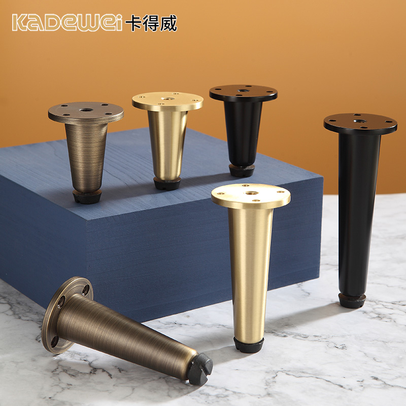 Metal foot support foot cabinet support leg brass luxury bathroom cabinet tea cabinet sofa foot accessories