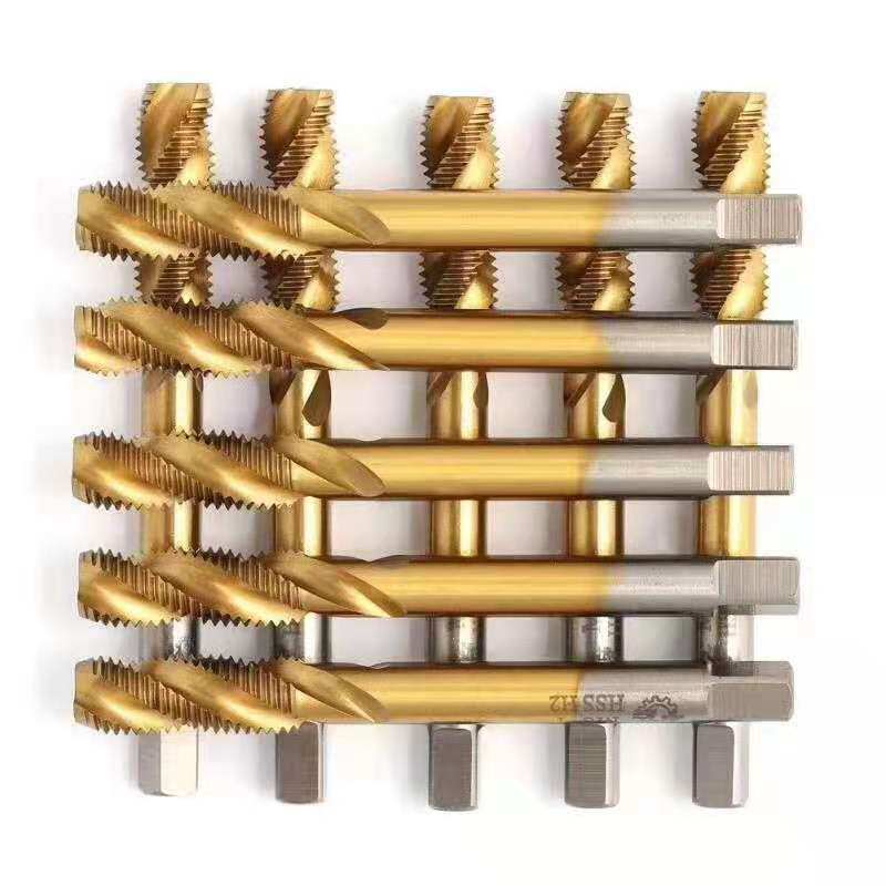 Official M3-M14mm Jiangsu Tiangong PVD coating spiral tap 6542 machine tap tapping drill