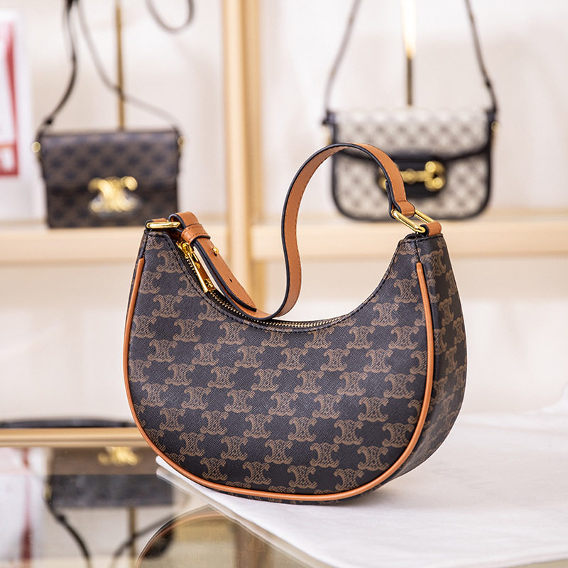 Star Recommendation Bag Spot Clear Cabin Discount Pet bag Slanted Satchel Carrying Bag with Stick Armpit Crescent-Crescent Ladle Bag