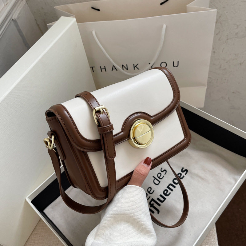 2022 trendy canvas small square bag pet backpack one shoulder messenger underarm bag niche design fashion