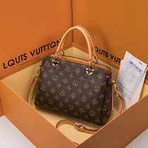 Hong Kong bag womens trend wild crossbody bag pendant old flower womens bag Western style large capacity shoulder handbag