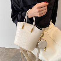  2021 new pet bag fashion portable bucket bag wild Western texture shoulder messenger bag fashion satchel